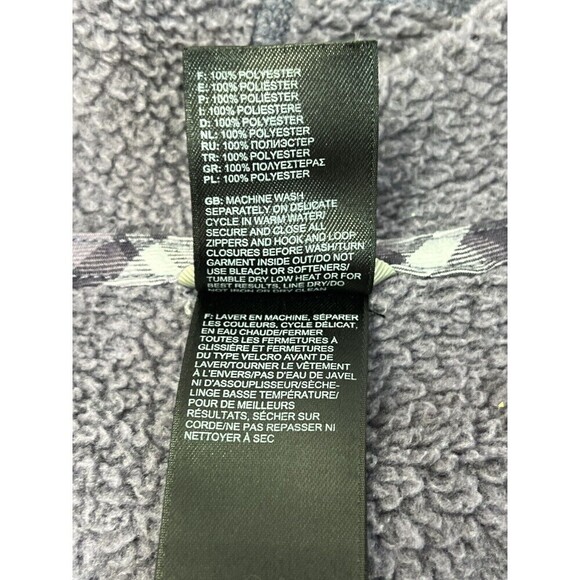 The North Face Knit Fleece Jacket Womens Lavender S Zip Front Pockets CorpCore - Picture 12 of 13